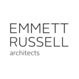 "Emmett Russell Architects" logo with a white background at a resolution of 300 by 300 pixels
