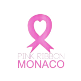 "Pink Ribbon Monaco" logo with a white background at a resolution of 300 by 300 pixels