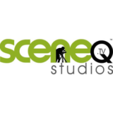 "SceneQ Studios" logo with a white background at a resolution of 300 by 300 pixels